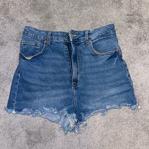H&M High Rise Jean Short